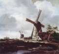 Paisaje de molinos Jacob Isaakszoon van Ruisdael río